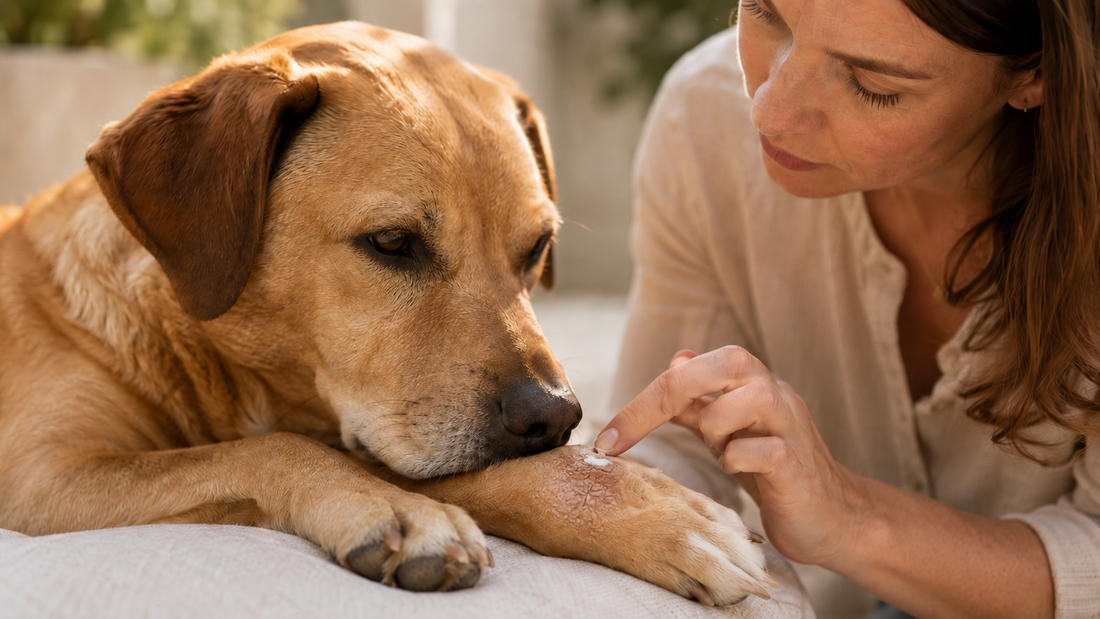Peau sèche et craquelée chez le chien : comment aider sa barrière cutanée à se restaurer ?