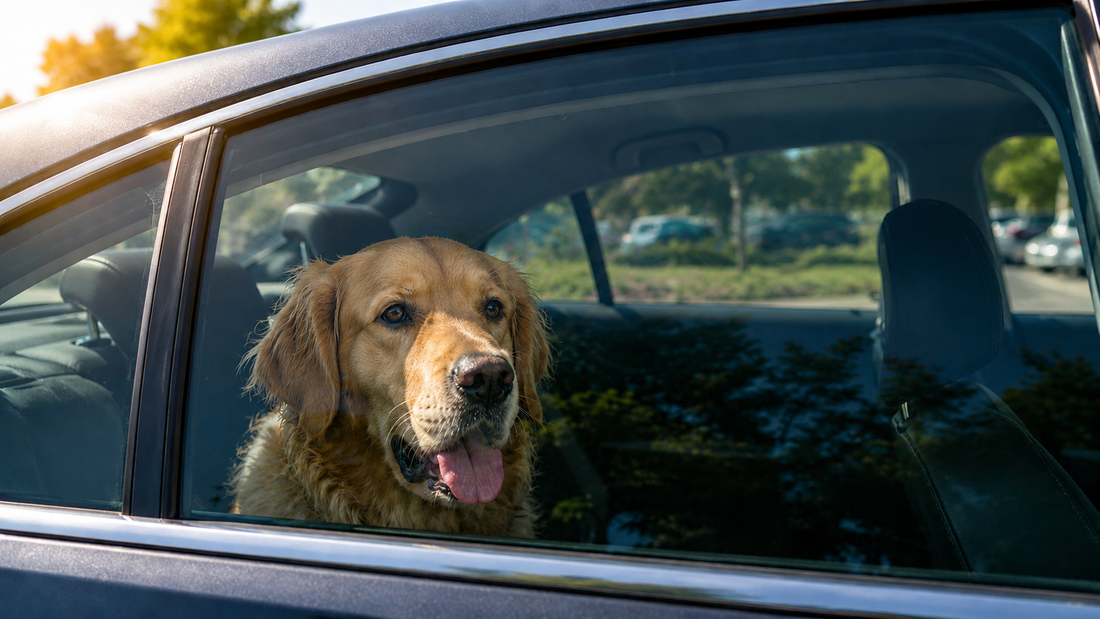 Chien en voiture l’été : le piège des 5 minutes