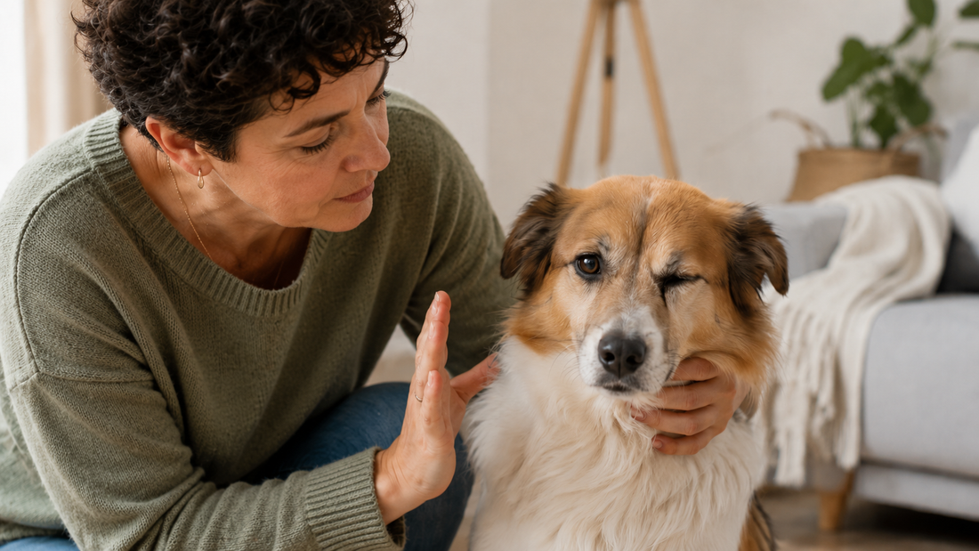 Mon chien garde un œil fermé : que faire immédiatement ?
