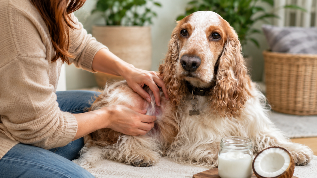 Huile de coco sur la peau du chien : bonne ou mauvaise idée ?