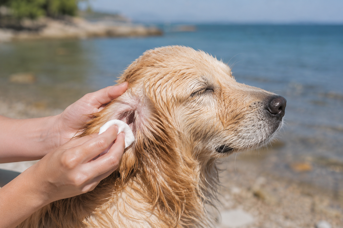 Otite chien été : eau, chaleur et oreille humide