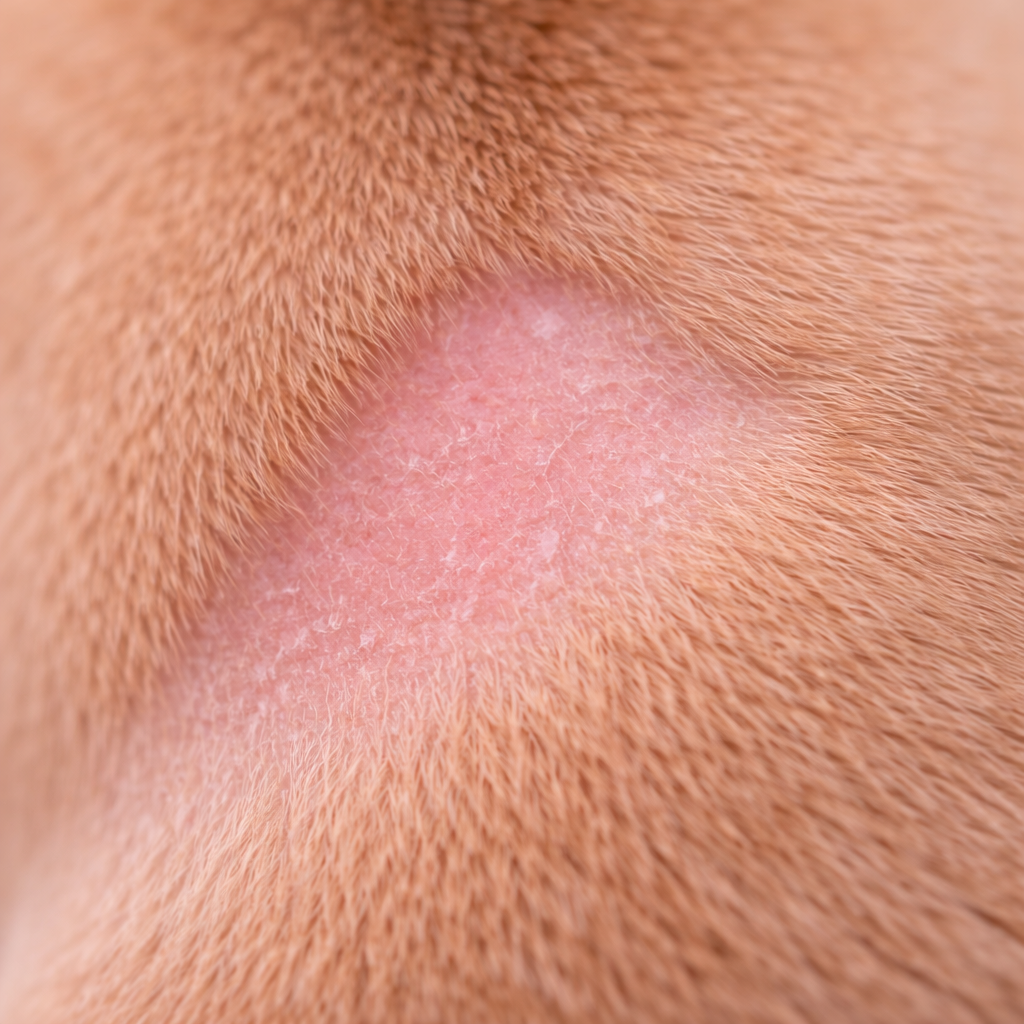 peau chien abîmée barrière cutanée altérée sécheresse micro squames avant réparation