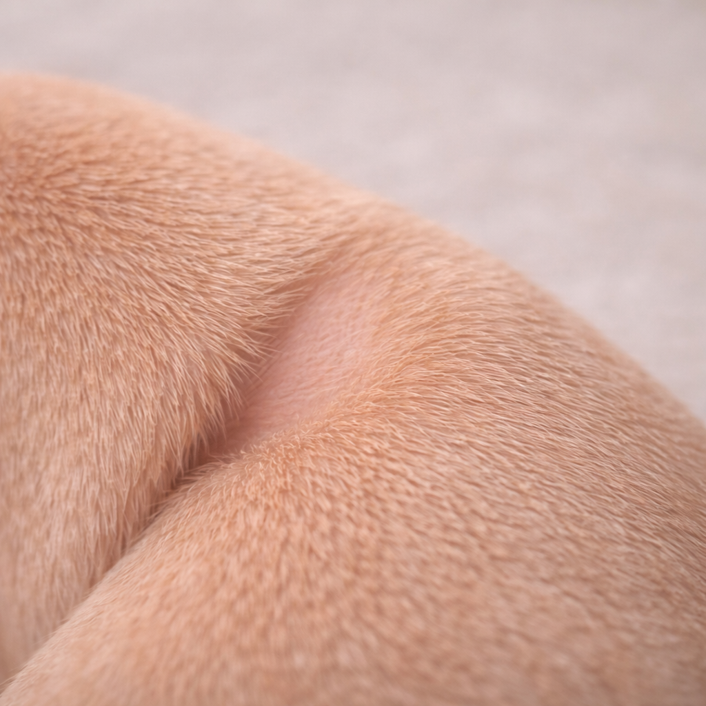 Pli cutané propre et sain chez le chien après utilisation de DermClean™ pour un nettoyage dermatologique doux