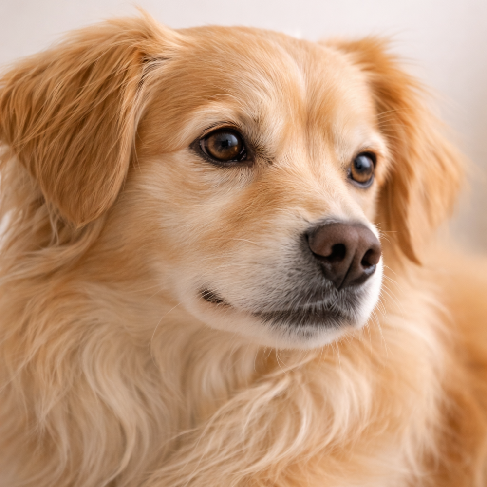chien pelage doux sans noeuds resultat demelant Akhato DermoDenou