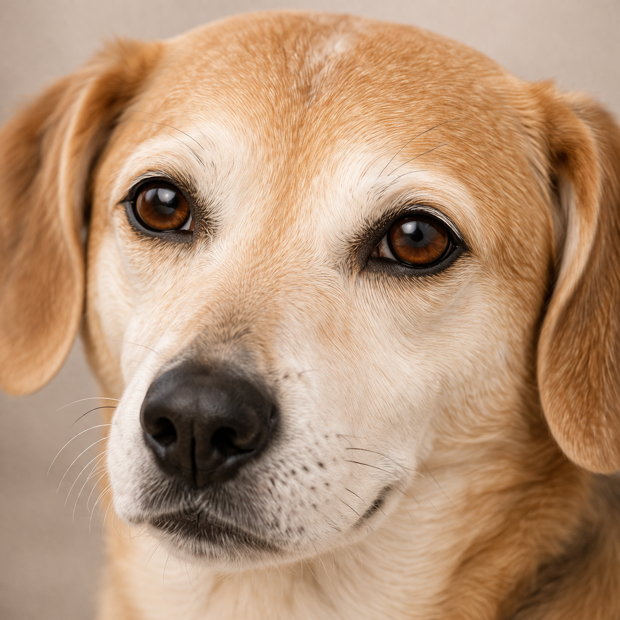 chien yeux propres sans secretion regard sain nettoyage oculaire chien